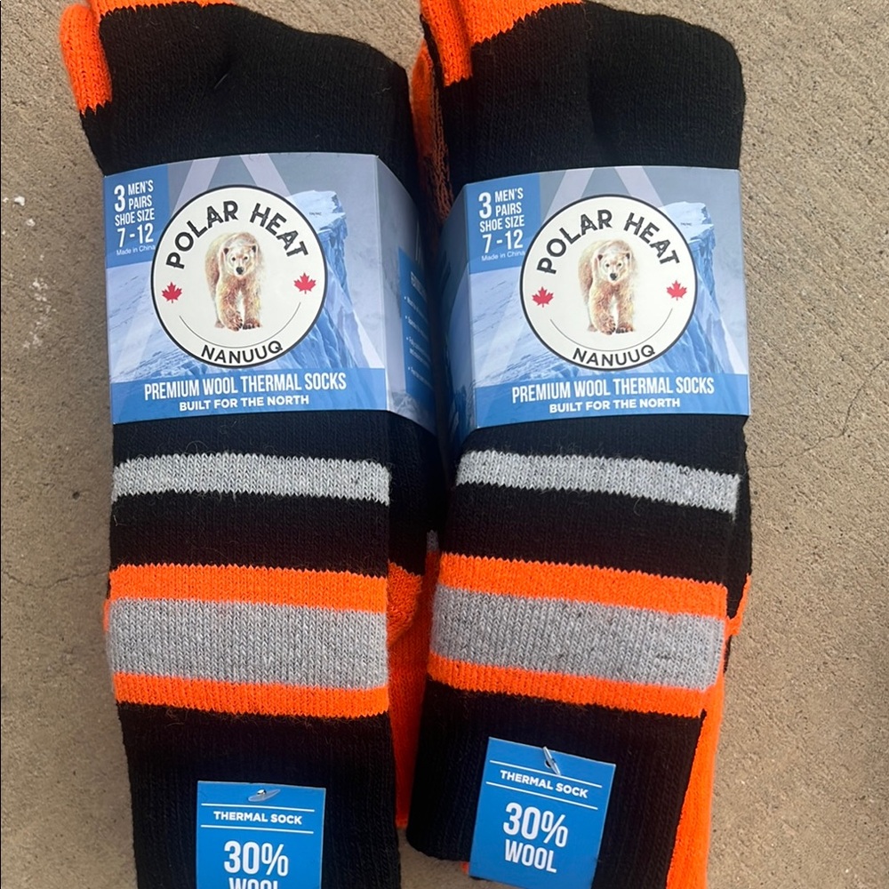 Polar Heat premium wool, thermal socks, 30% wool